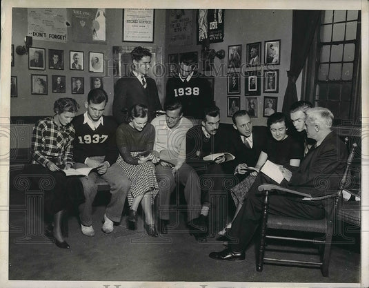 1936 Press Photo R. Raney, B. Beverly, M. Kling, J. Hench, G. Mann, N. Masterson - Historic Images