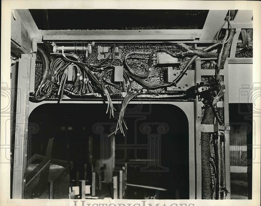 1955 Press Photo National Electric Car Wire Built by St. Louis Car Company - Historic Images