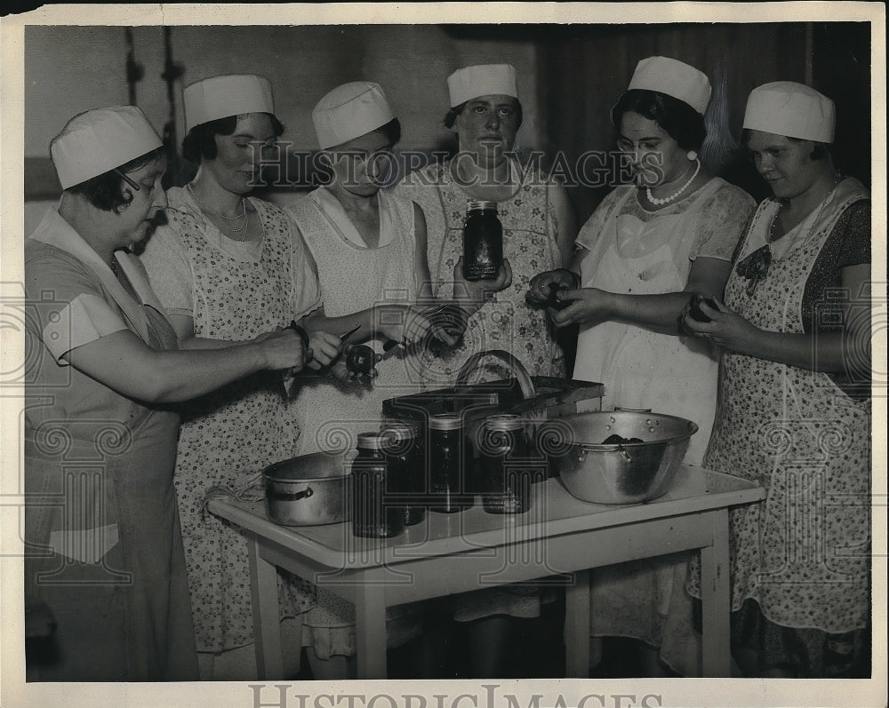 1931 Press Photo Mrs. James Vercos, Mrs. John Michael, Mrs. Louis Keeles - Historic Images