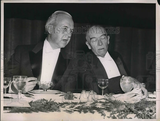 1936 Dr. Edmund Day and Dr. Farrand at Cornell club  - Historic Images