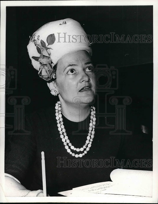 1962 Press Photo Mrs. Eleanor Chandler Duncan appearing in Superior Court - Historic Images