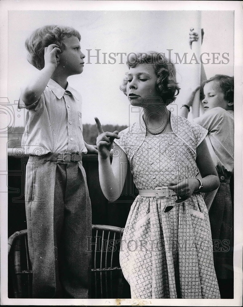 1953 Princess Christina, Crown Prince Carl Gustaf  - Historic Images