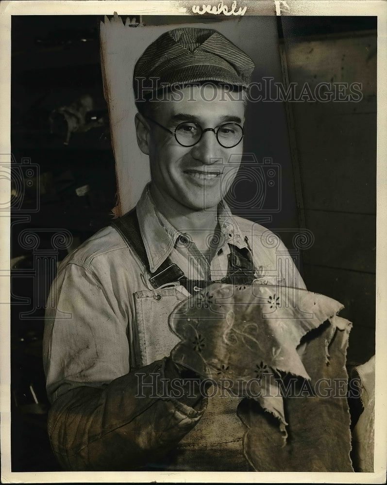 1939 Dan LaLonde employee of Pontiac motors  - Historic Images