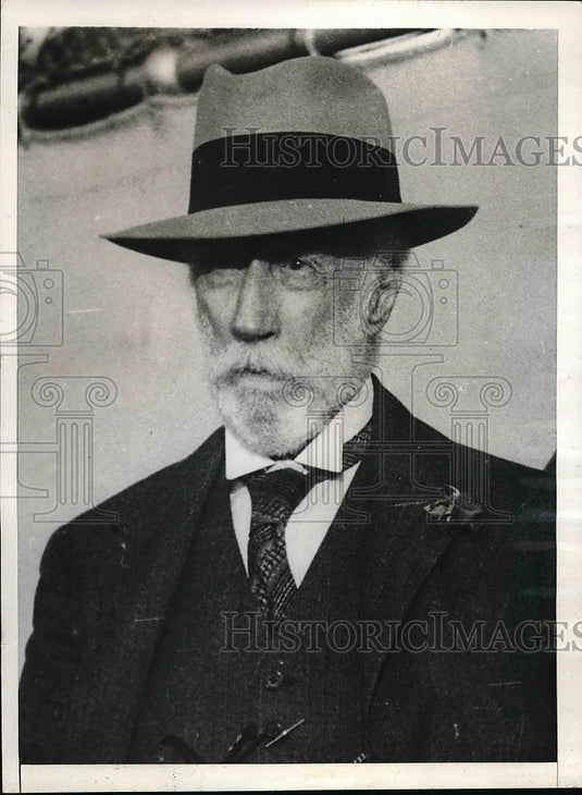 1935 Press Photo Director Of Agriculture Walter Scott Campbell During World Tour-Historic Images