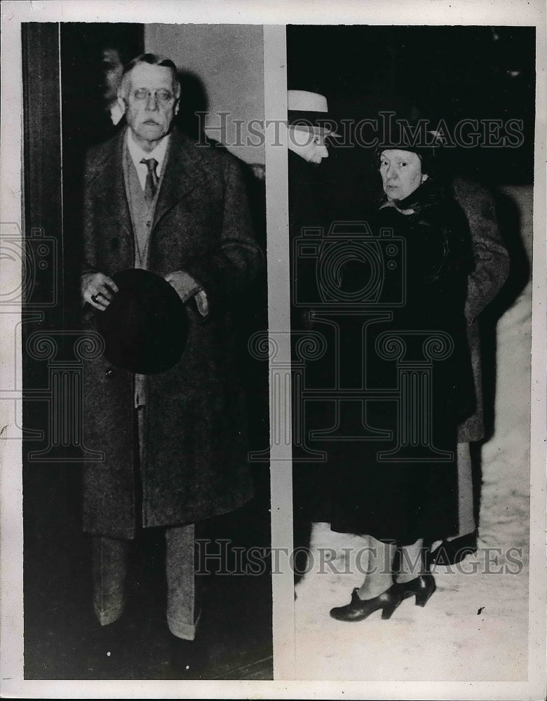 1935 Press Photo Mr. and Mrs Howard D. Walden Cooke - Historic Images