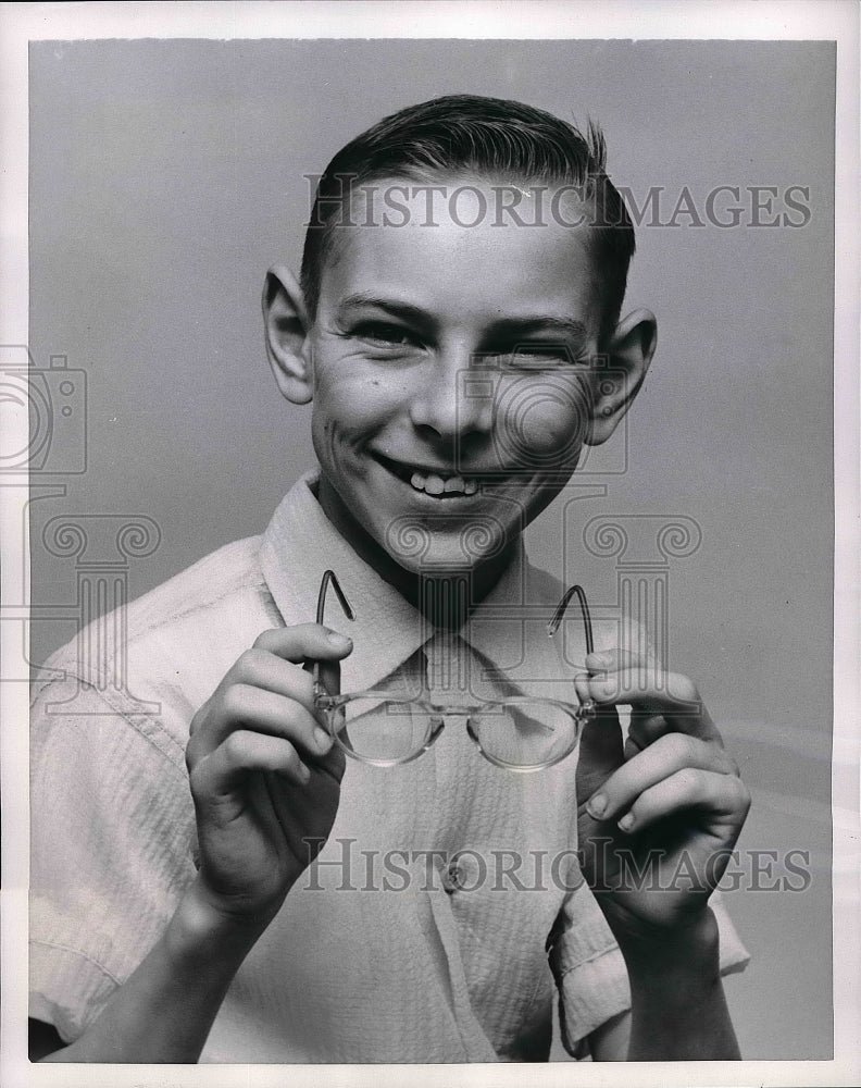 1954 Paul Schmutz Classmates Pooled Money to Help Buy Glasses - Historic Images