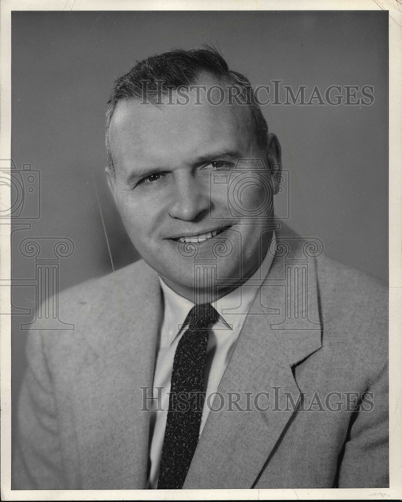 1953 Bowling Green State University Basketball Coach Warren Scholler - Historic Images