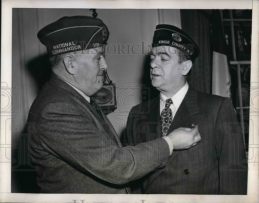 1946 John Stelle and Mayor William O'Dwyer  - Historic Images