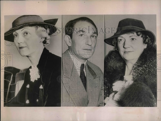 1936 Press Photo Marie Snipley Divorce Correspondent For Mr. & Mrs. McLaglen - Historic Images