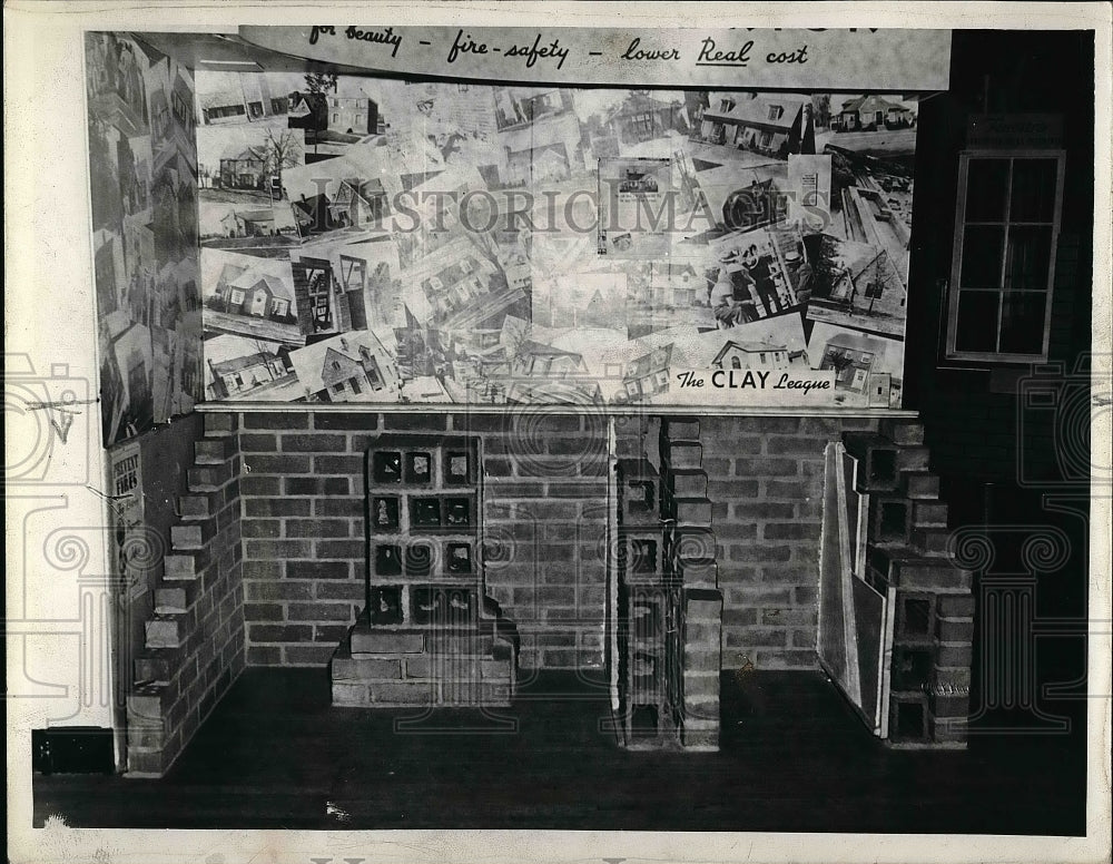 1941 Press Photo Builder&#39;s Exchange Display - nea56424 - Historic Images