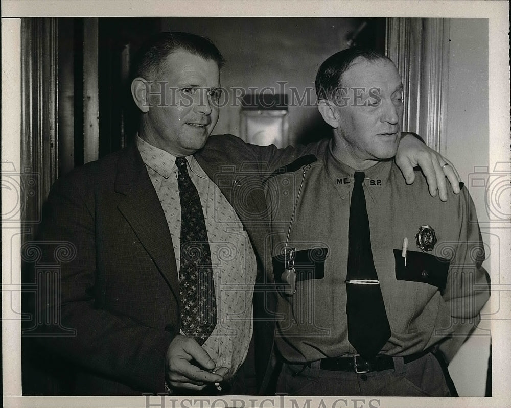 1938 Deputy Sheriff Francis Carroll &amp; State Trooper Eugene Stevens - Historic Images