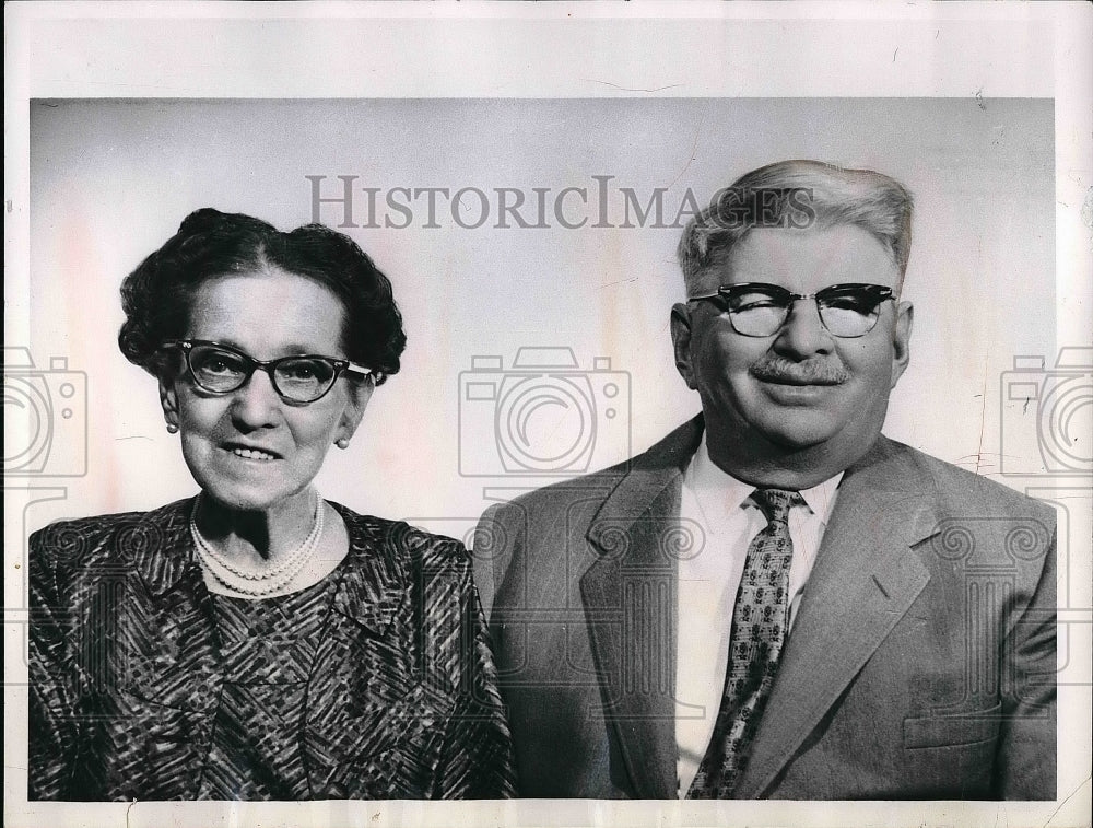 1962 Mr. &amp; Mrs. Frank Strumberg During Golden Wedding  - Historic Images
