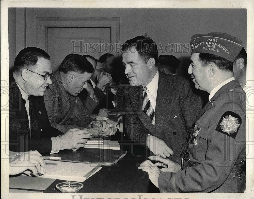 1941 V.F.W. Chief Earl Southward,William J. Grace & Alex Miller - Historic Images