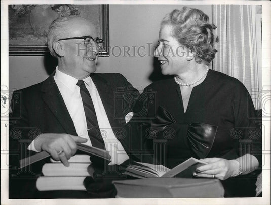1962 Press Photo Mr. and Mrs. Manfred Strauss - Historic Images
