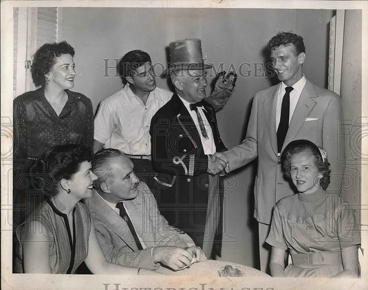 1953 Ted Willis Winner of WNBK Ladies Choice Contest  - Historic Images