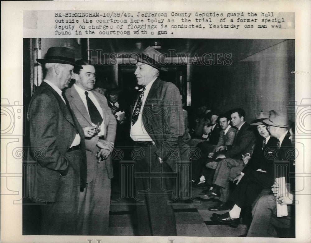1949 Press Photo Jefferson County deputies in trial - nea56733 - Historic Images