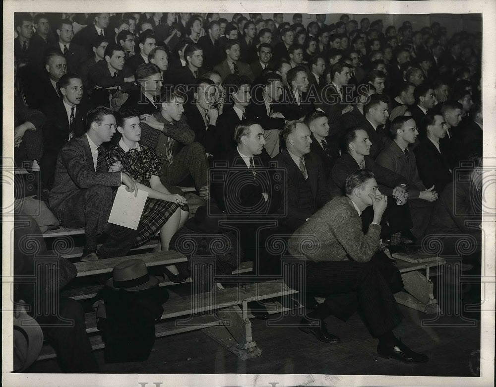 1940 Protesters &amp; Spectators During Program Note  - Historic Images