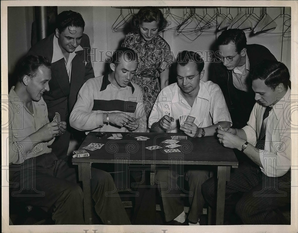 1950 Press Photo John Stec, John Jolluck, Richard Rericha, Albert Prochaska-Historic Images