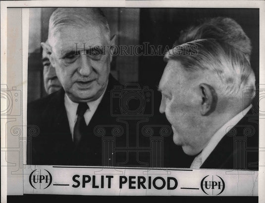 1966 Two men in conversation  - Historic Images