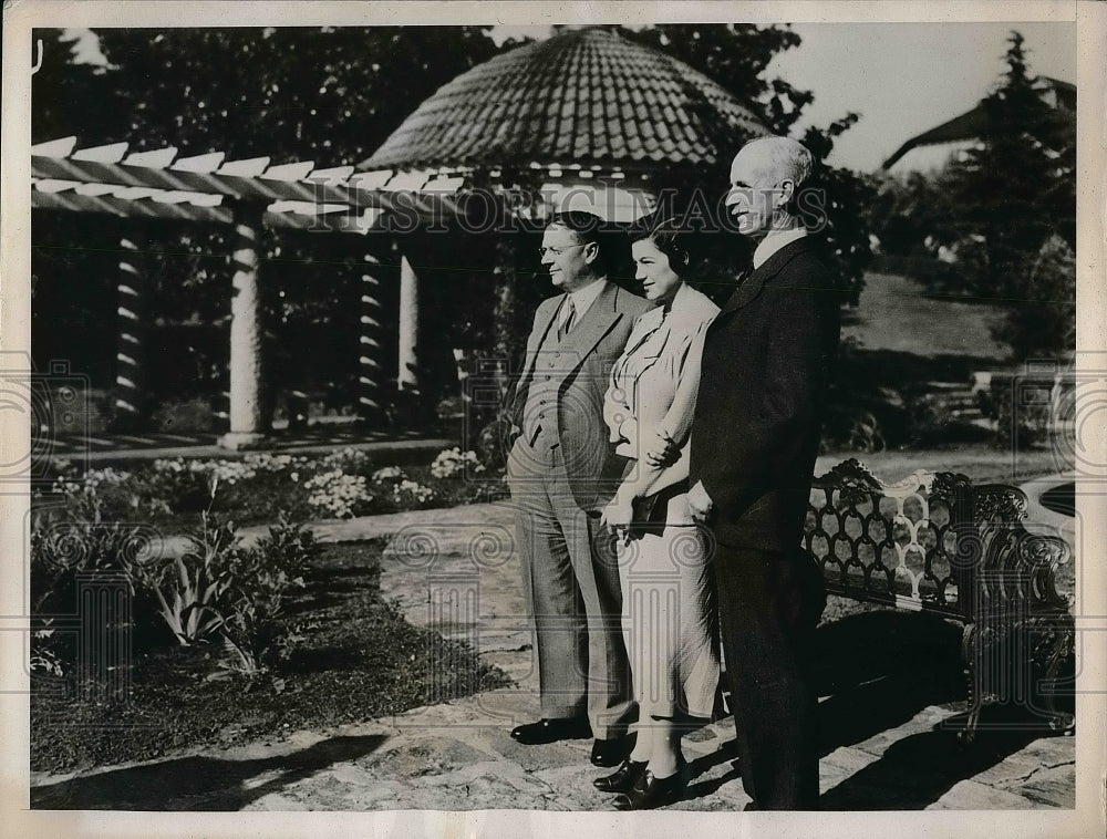 1936 MacDonald Salter, Mrs. G. Vandrarek, and Paul Oppermann - Historic Images