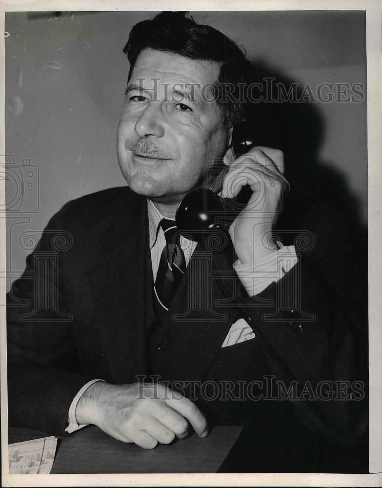 1940 Marshall Dill president of San Francisco Chamber of Commerce - Historic Images