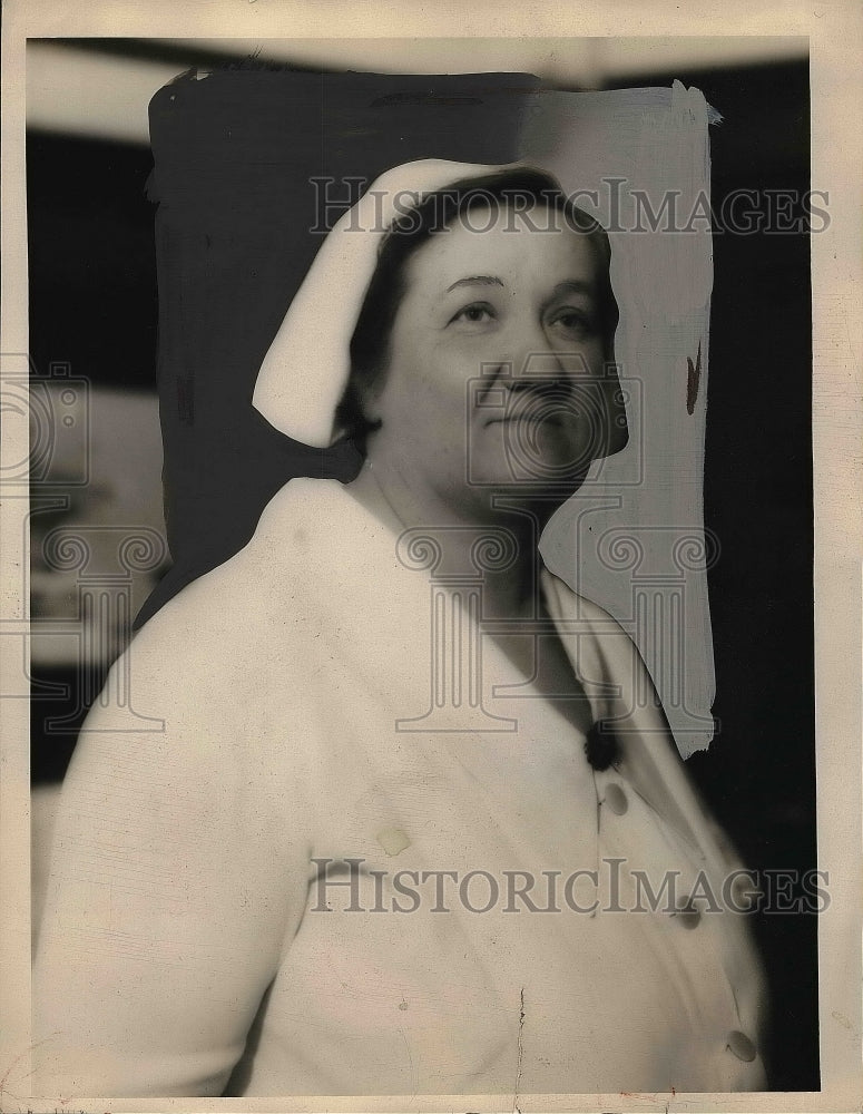 1934 Press Photo Davenna Somerille head nurse of hospital - nea57053 - Historic Images