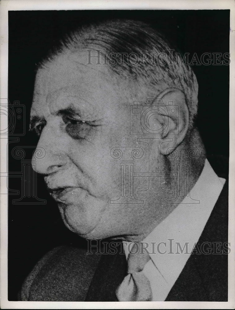 1959 French President Charles De Gualle Of France  - Historic Images