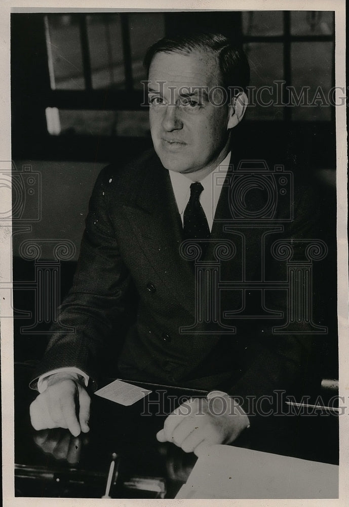 1938 Press Photo Dr. Alex Guerry president of the University of Chattanooga-Historic Images