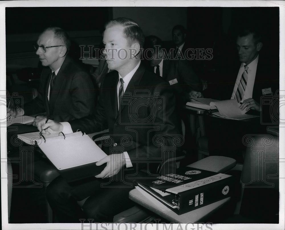 1970 Lieut. Michael Gordon at FBI national Academy  - Historic Images