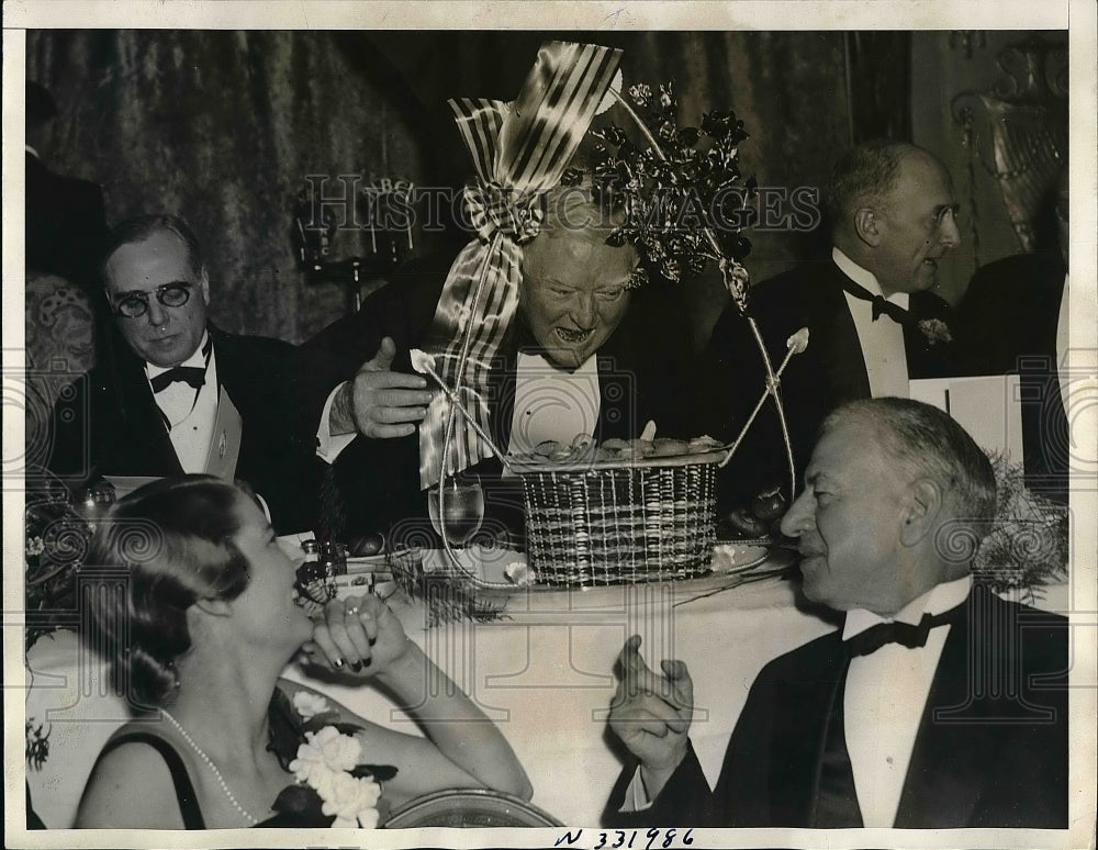 1936 Press Photo VP John Garner, Charles Michelson, J. Bruce Kraemer - nea57188 - Historic Images