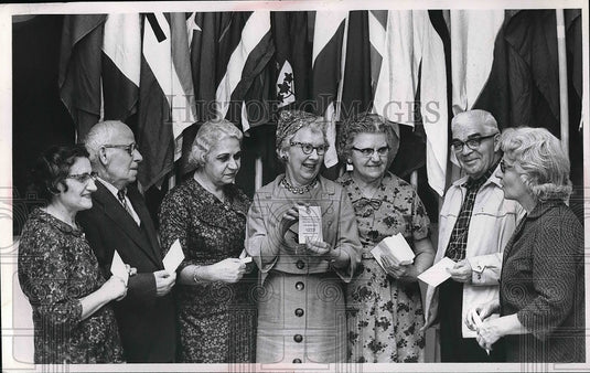 1965 Mrs. Harriet Rose, Mr. and Mrs. Steve Abood,, Ms. Helen Phelan - Historic Images