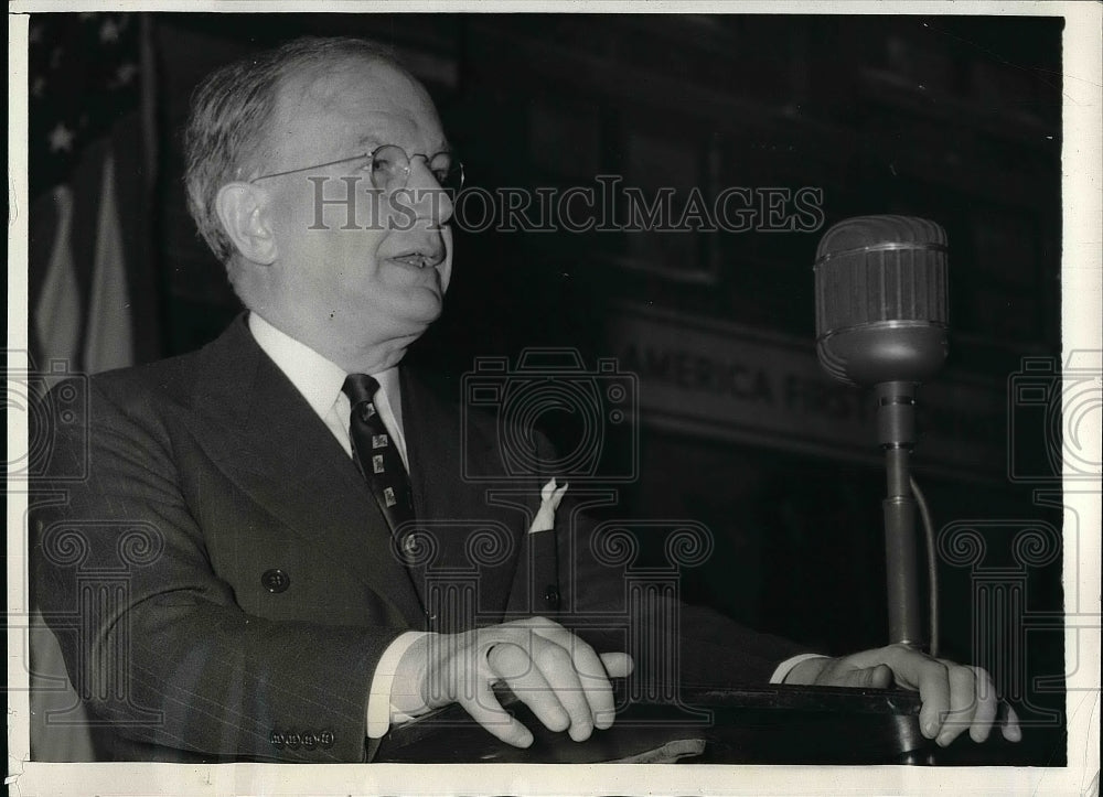 1941 Sen. Burton Wheeler giving speech  - Historic Images