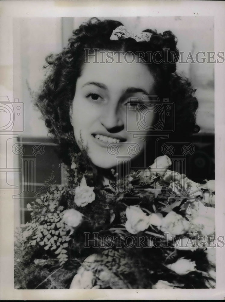 1938 Press Photo Rose Savella Queen Of The Italian Americans In California - Historic Images