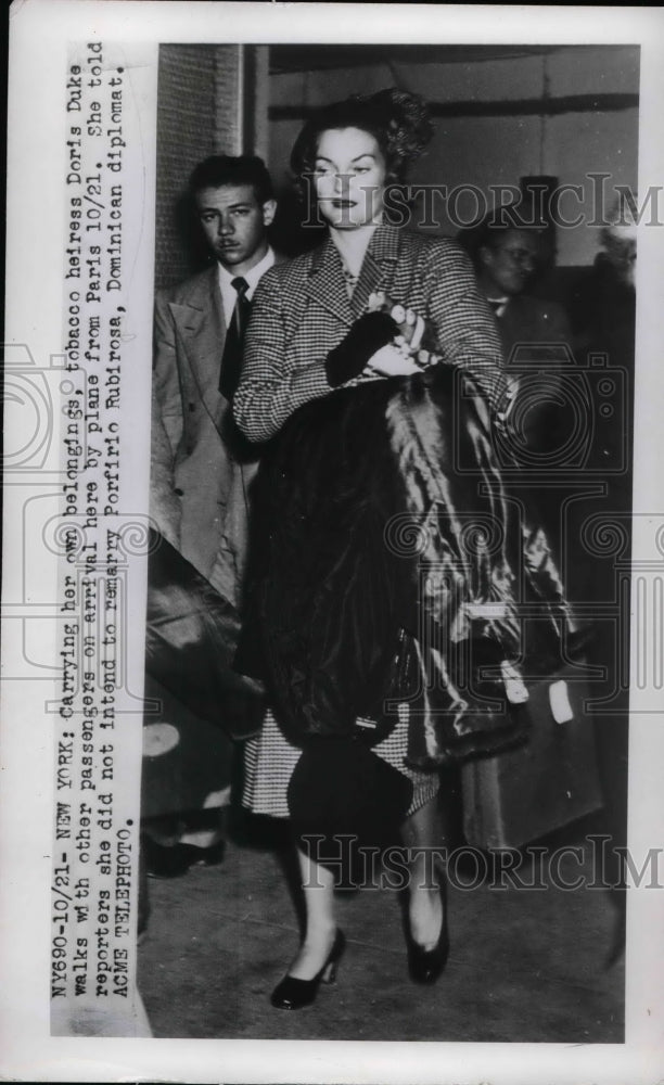 1949 Doris Duke, Tobacco Heiress  - Historic Images