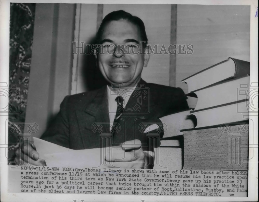 1954 Gov. Thomas E. Dewey - Historic Images