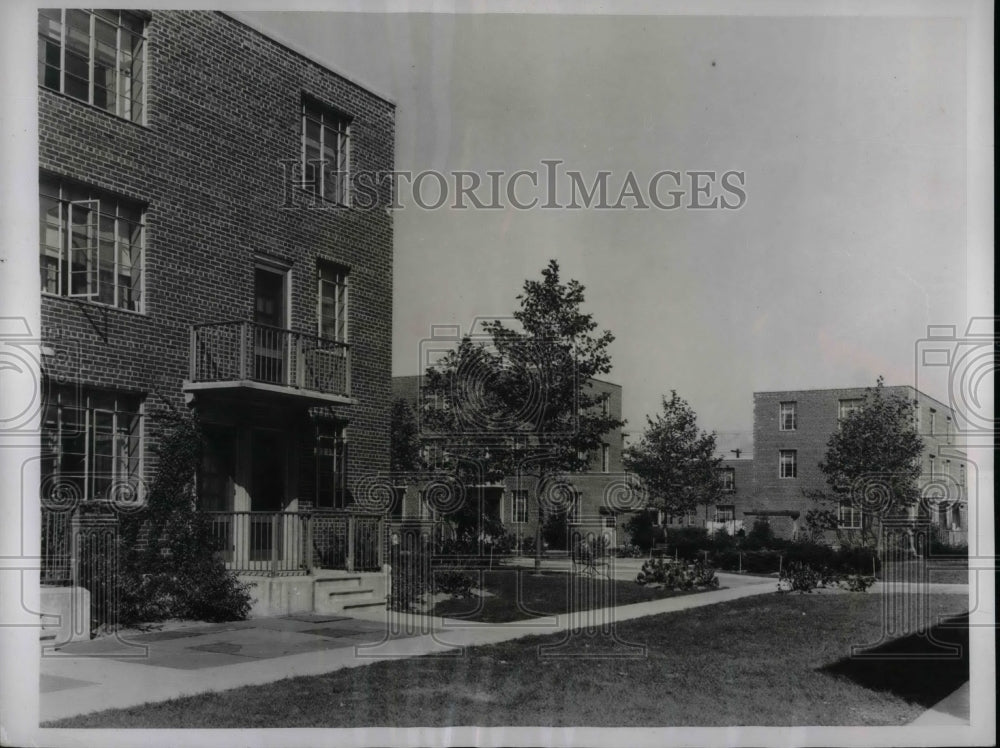1938 Stanley S. Holmes village Federal Housing Development - Historic Images