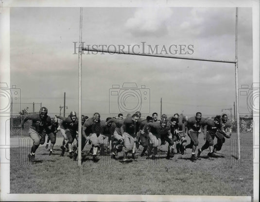1944 Former Football stars with armed forces  - Historic Images
