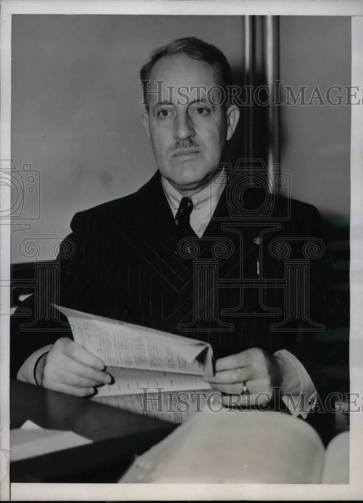 1938 Press Photo Judge Samuel Greason - nea58054 - Historic Images