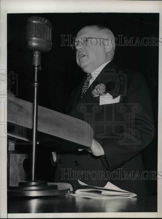 1941 Press Photo President James Kemper of the US Chamber of Commerce - Historic Images