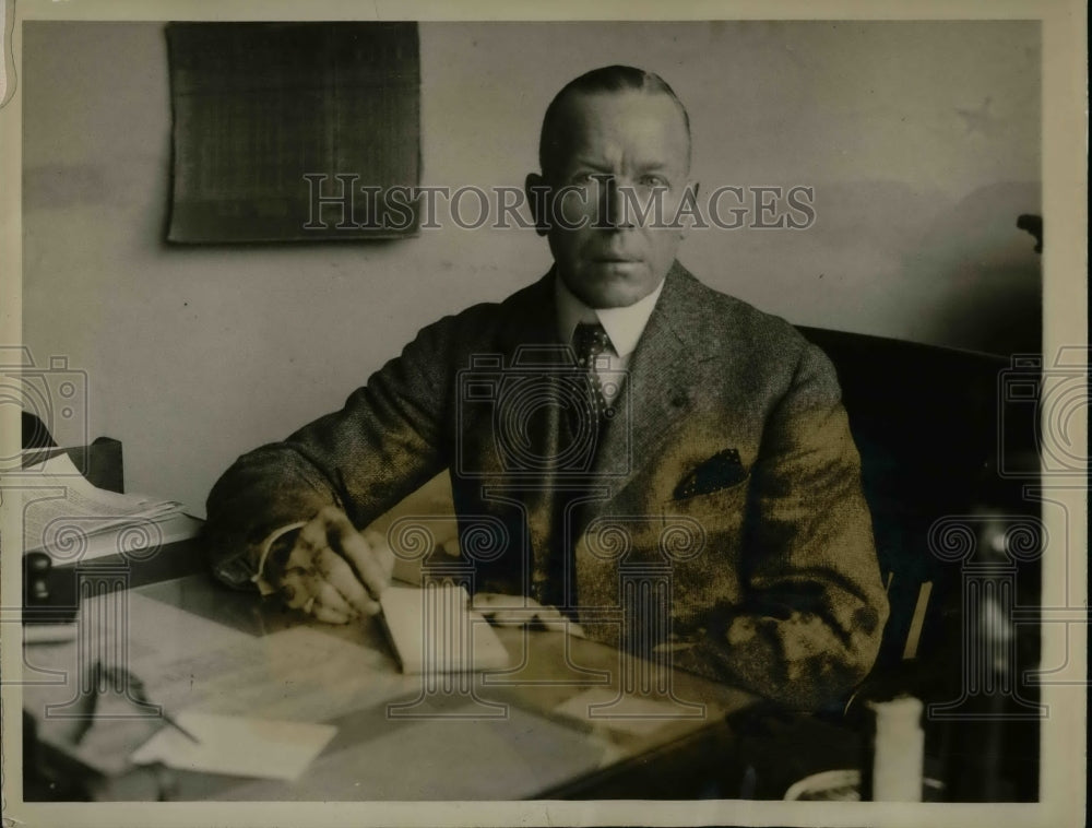 1926 Press Photo Col. John Andrew Hero chief of coast artillery - nea58155 - Historic Images