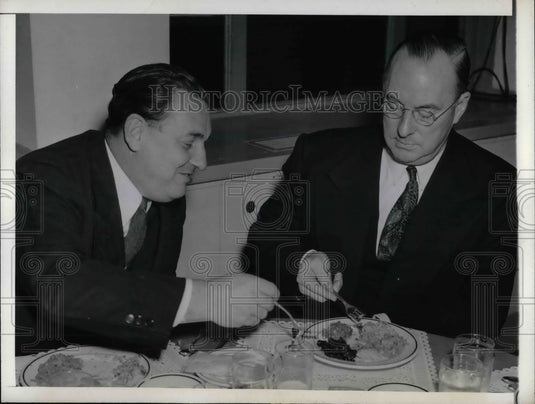1942 Press Photo Leon Hendereson Donald Nelson War Directors - nea58162 - Historic Images