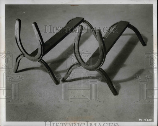 1954 Andirons, Articles Made in Lincoln Electric Company  - Historic Images