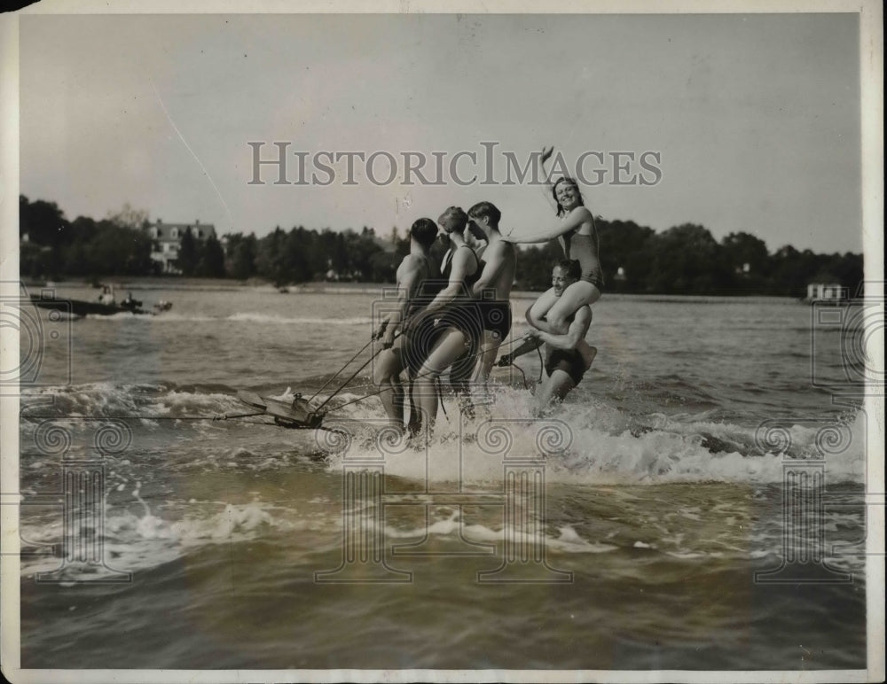 1931 Riding A Giant Aquaplane  - Historic Images