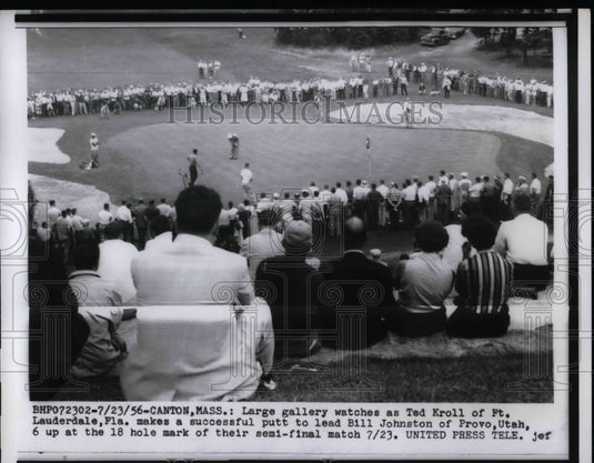 1956 Ted Kroll Ft. Lauderdale Bill Johnston  - Historic Images