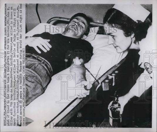 1951 Press Photo Red Cross Blood Drive Donors - nea58449-Historic Images