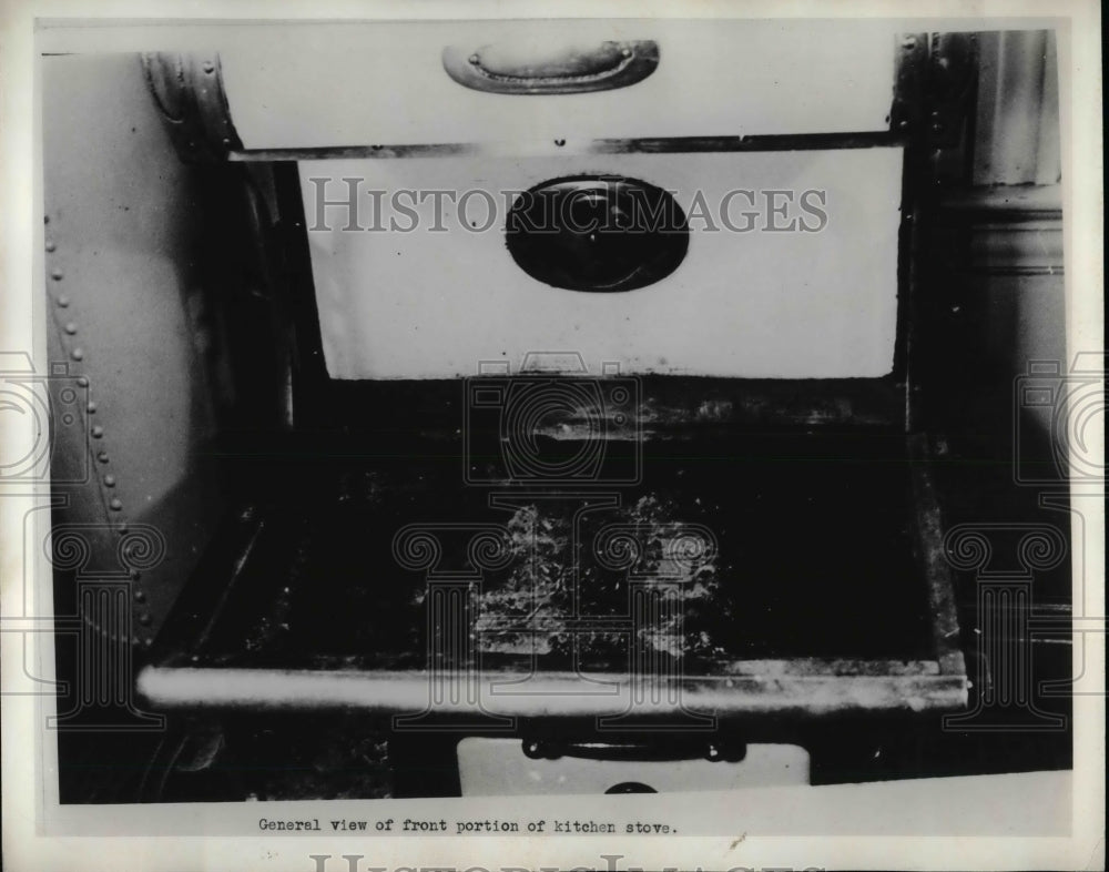 1935 A kitchen stove.  - Historic Images