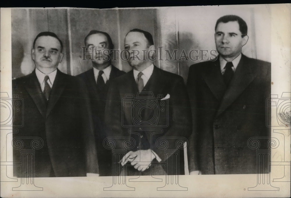 1949 Press Photo Adm. Alan Kirk, new U.S. Ambassador to Russia, at Kremlin - Historic Images