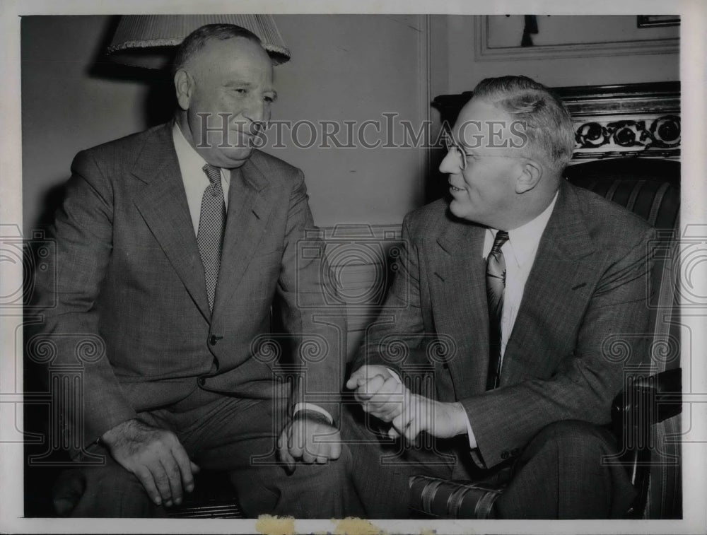 1944 Press Photo Gov. earl Warren Harrison Spangder - nea58536 - Historic Images