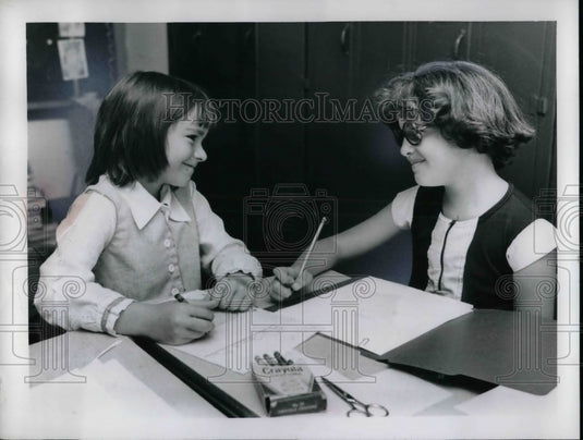 Garfield School Mentor Victoria Wolfe Angela Falcone'  - Historic Images