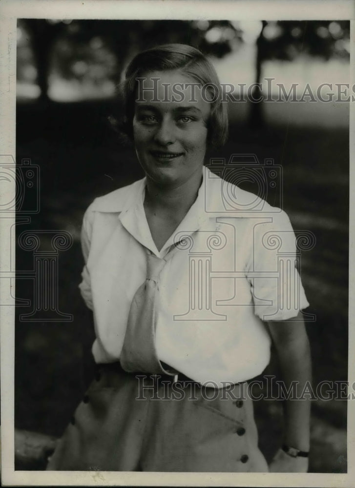 1930 Miss Adele Townsend Jahneke Daughter of Asst Sec of Navy - Historic Images